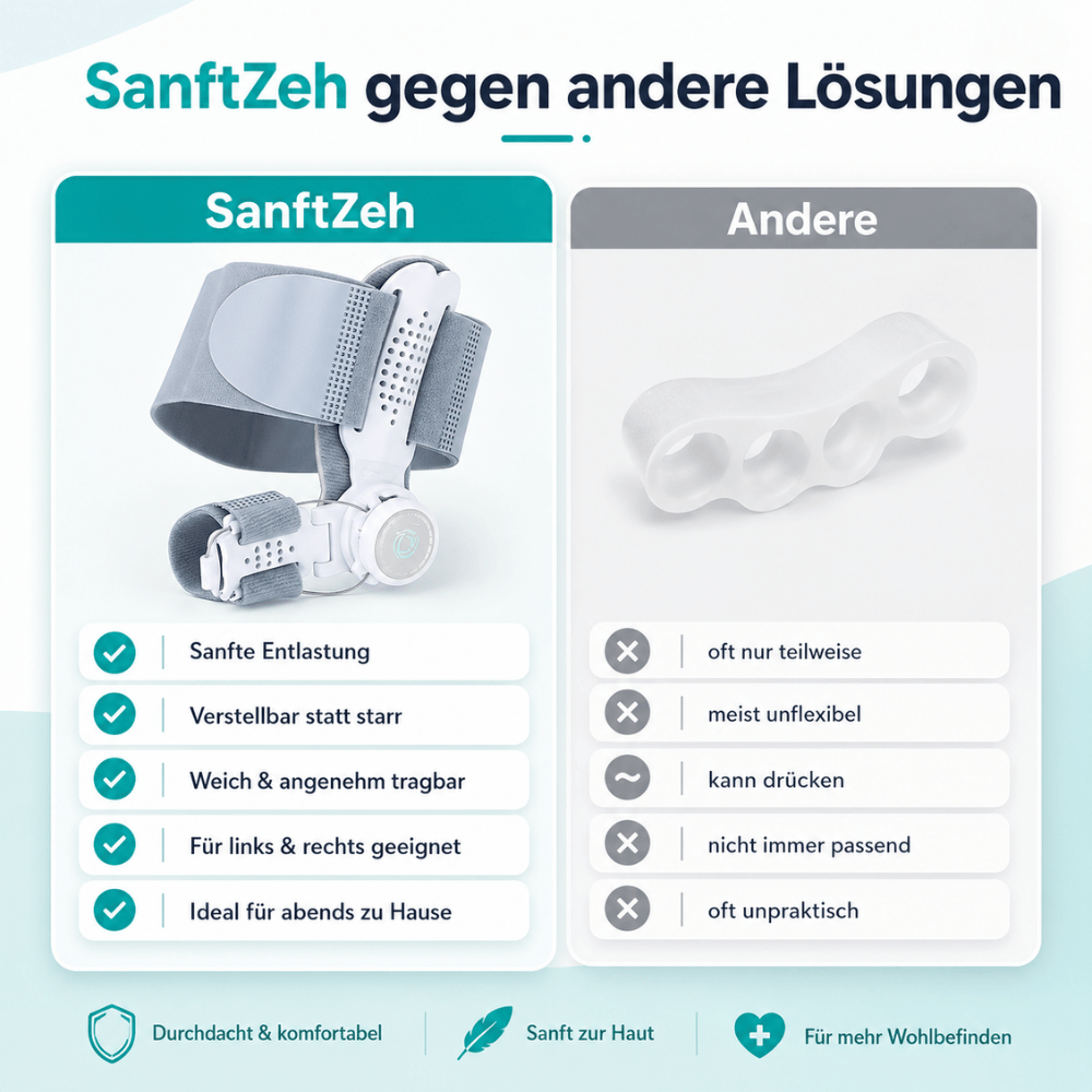 SanftZeh - Mehr Komfort für deine Zehen