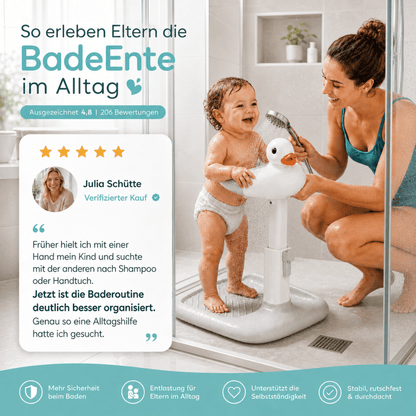 BadeEnte – Sicher Stehen, Entspannter Baden